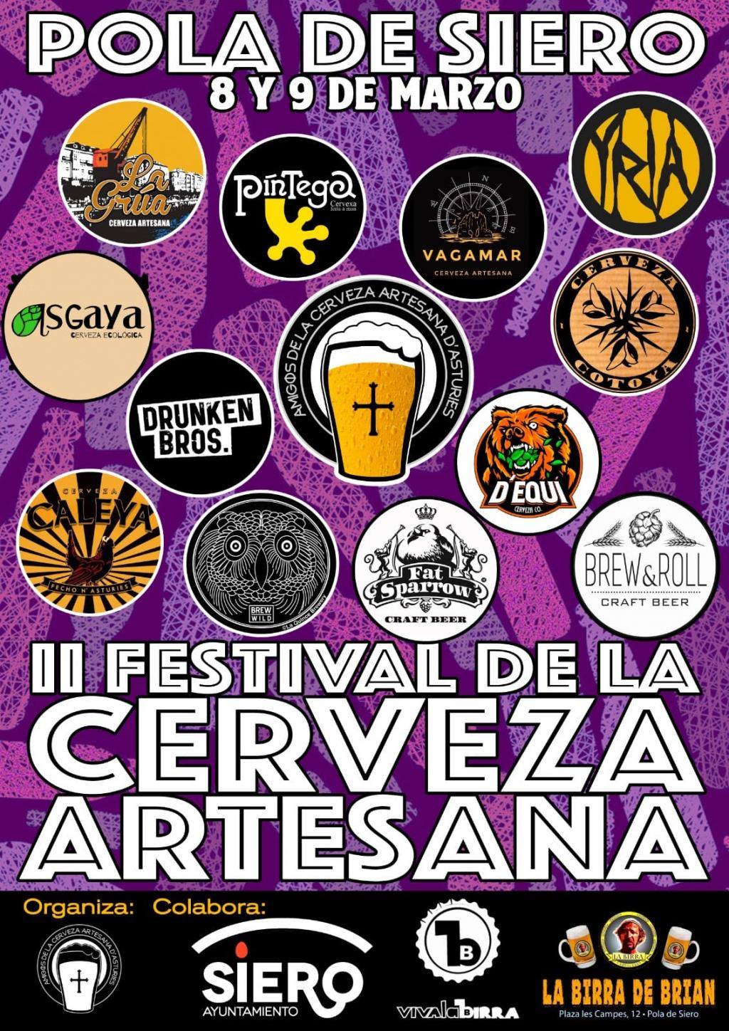 II Festival de la Cerveza Artesana de la Pola, 8 y 9 de marzo – Loopulo