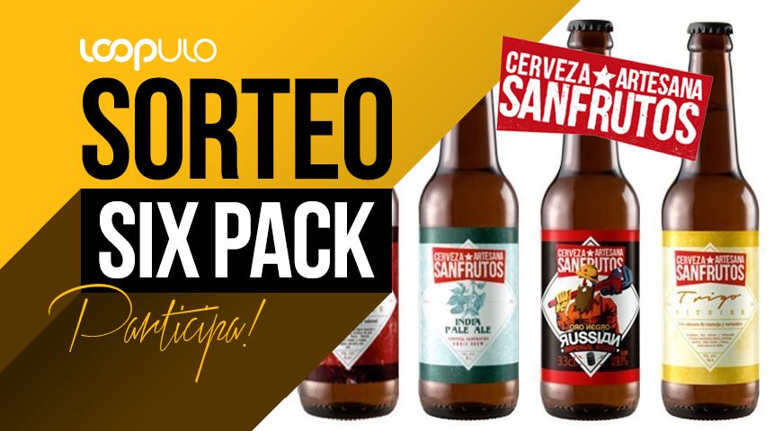 Sorteo de un Six Pack de Cervezas SanFrutos en Facebook
