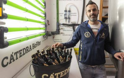 Una cervecera artesanal crea un fotobiorreactor que elimina el 100% de las emisiones de CO2