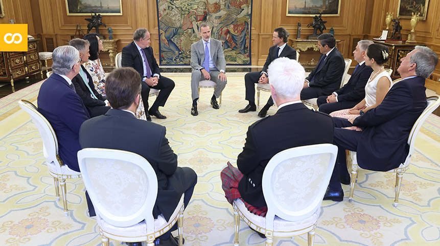 S.M. el Rey Don Felipe VI recibe a Cerveceros de España con motivo del centenario de la asociación - Loopulo